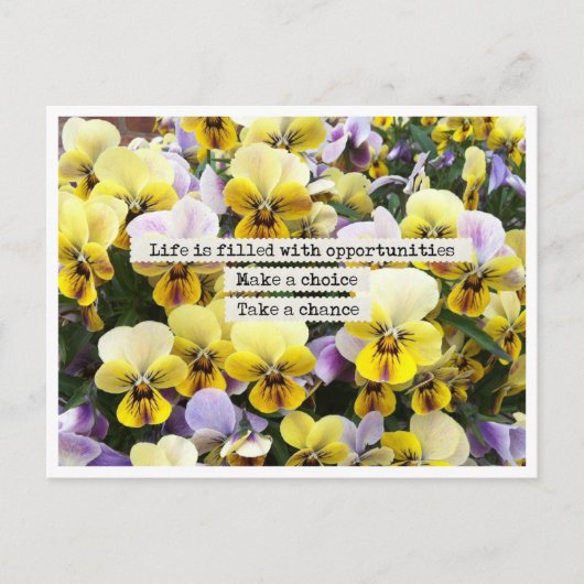 Maak een keuze briefkaart (Voorkant)