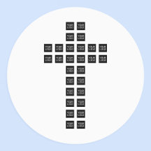 Maak een kruispatroon met elk logo of elke afbeeld