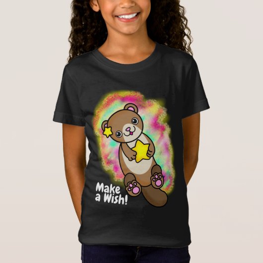 Maak een lekkere Otter met Golden Star T-shirt (Voorkant)