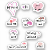 Maak een leuke esthetische prijsopgave van mijn Va Sticker (Voorkant)