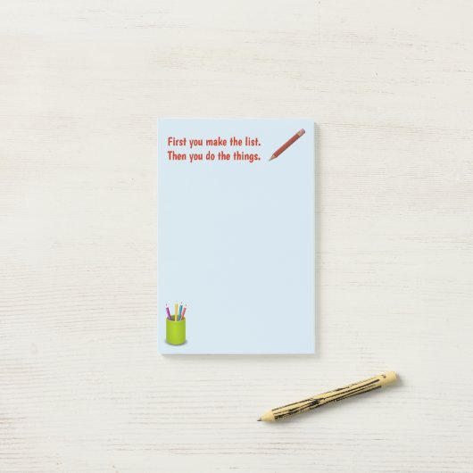 Maak een lijstBlocnote Post-it® Notes (Op bureau)