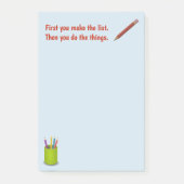 Maak een lijstBlocnote Post-it® Notes (Voorkant)