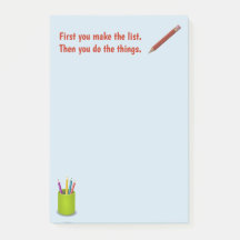 Maak een lijstBlocnote