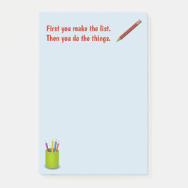 Maak een lijstBlocnote Post-it® Notes