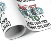 Maak een 'Meest Waarschijnlijk Om...' 🤣 Grappige Cadeaupapier (Rol Hoek)