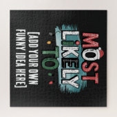 Maak een 'Meest Waarschijnlijk Om...' 🤣 Grappige  Legpuzzel (Horizontaal)