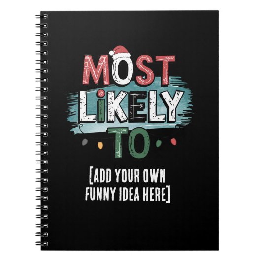 Maak een 'Meest Waarschijnlijk Om...' 🤣 Grappige  Notitieboek (Voorkant)
