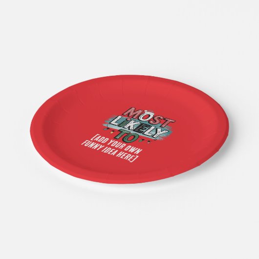 Maak een 'Meest Waarschijnlijk Om...' 🤣 Grappige  Papieren Bordje (Gekanteld)