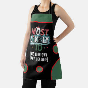 Maak een 'Meest Waarschijnlijk Om...' 🤣 Grappige  Schort