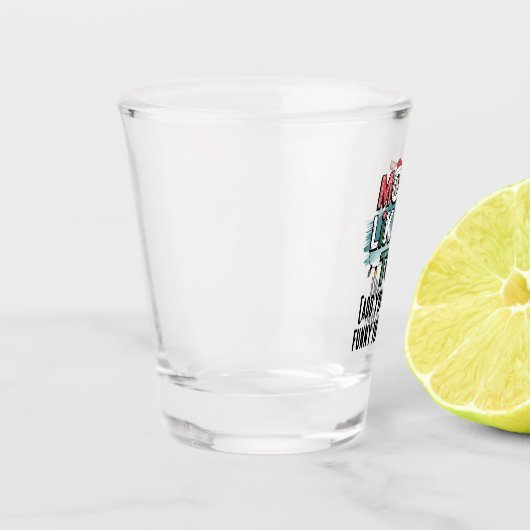 Maak een 'Meest Waarschijnlijk Om...' 🤣 Grappige  Shot Glas (Links)