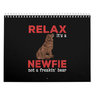 Maak een nieuw bestand los   Kute newfoundland dog Kalender