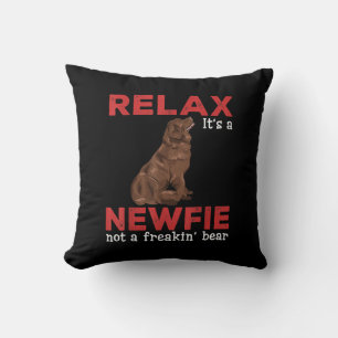 Maak een nieuw bestand los Kute newfoundland dog Kussen