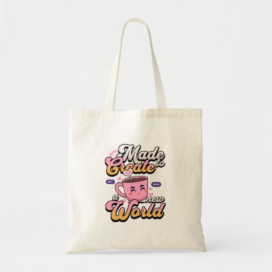Maak een nieuwe wereld tote bag (Voorkant)
