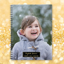 Maak een op maat gemaakte gefotografeerd gelinieer notitieboek