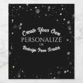 Maak een Persoonlijk op Maat Gemaakt Geschenk Wijn Etiket (Enkel label)