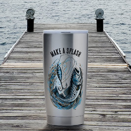 Maak een plash geïsoleerde drinkbeker