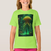 Maak een plons met dit betoverende marmer. t-shirt (Voorkant)