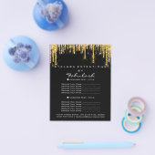 Maak een prachtige prijslijst met Gold Black Drive Flyer (Enkel)