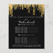 Maak een prachtige prijslijst met Gold Black Drive Flyer (Voorkant)