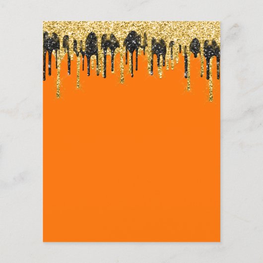 Maak een prachtige prijslijst met gouden zwarte sc flyer (Achterkant)