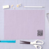 Maak een QR-code | Bleek lavendel paars Tissuepapier (Craft)
