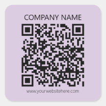 Maak een QR-code | Bleek lavendel paars