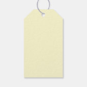 Maak een QR-code | Lichtgeel Cadeaulabel (Achterkant)