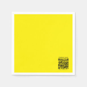 Maak een QR-code Makkelijk te zien helder geel z Servet
