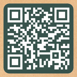 Maak een QR-code voor een aangepaste bedrijfswebsi Vierkante Sticker