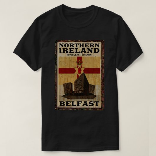 Maak een reis naar Noord-Ierland 1 T-shirt (Design voorkant)