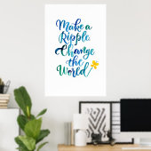 Maak een rimpeling poster (Thuiskantoor)