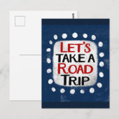 Maak een roadtrip Briefkaart (Voorkant / Achterkant)