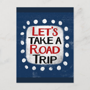Maak een roadtrip Briefkaart