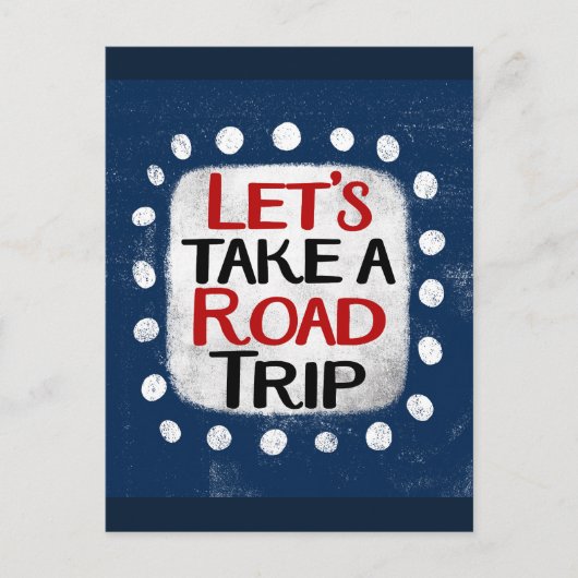 Maak een roadtrip Briefkaart (Voorkant)