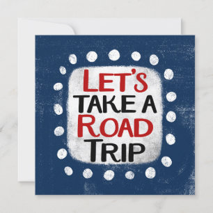Maak een roadtrip Wenskaart Kaart