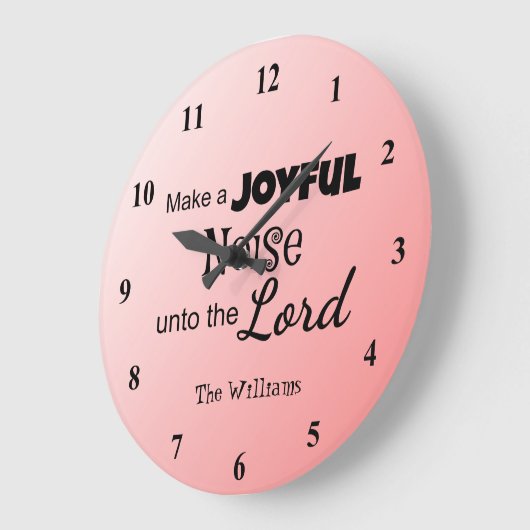 Maak een  roze vreugdegelui grote klok (Hoek)