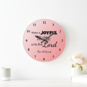 Maak een  roze vreugdegelui grote klok (Huis)