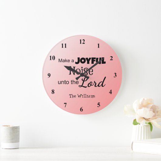 Maak een  roze vreugdegelui grote klok (Huis)
