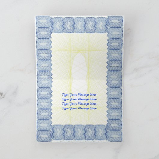 Maak een 's werelds beste papa-certificaat kaart (Binnen)