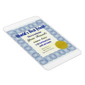 Maak een 's werelds beste vriend certificaat magneet (Rechterzijde)