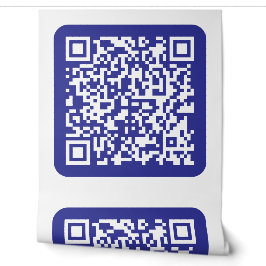 Maak een scanbare QR-code | Bewerkbare donkerblauw Behang