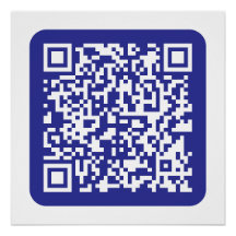 Maak een scanbare QR-code | Bewerkbare donkerblauw