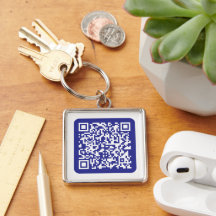 Maak een scanbare QR-code | Bewerkbare donkerblauw