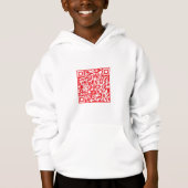Maak een scanbare rode (bewerkbare) QR-code (Voorkant)