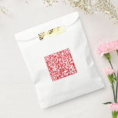 Maak een scanbare rode (bewerkbare) QR-code Bedankzakje (Gezegeld)