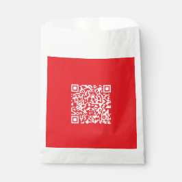 Maak een scanbare rode (bewerkbare) QR-code Bedankzakje