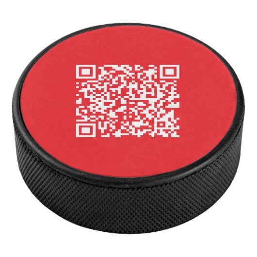 Maak een scanbare rode (bewerkbare) QR-code Hockey Puck (3/4)