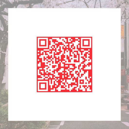 Maak een scanbare rode (bewerkbare) QR-code Raamsticker