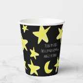 Maak een schat door het kunstwerk van je Kind | gh Papieren Bekers (Achterkant)