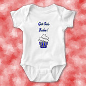 Maak een set-bake blauwe cupcake romper